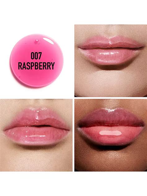 raspberry lip oil dior